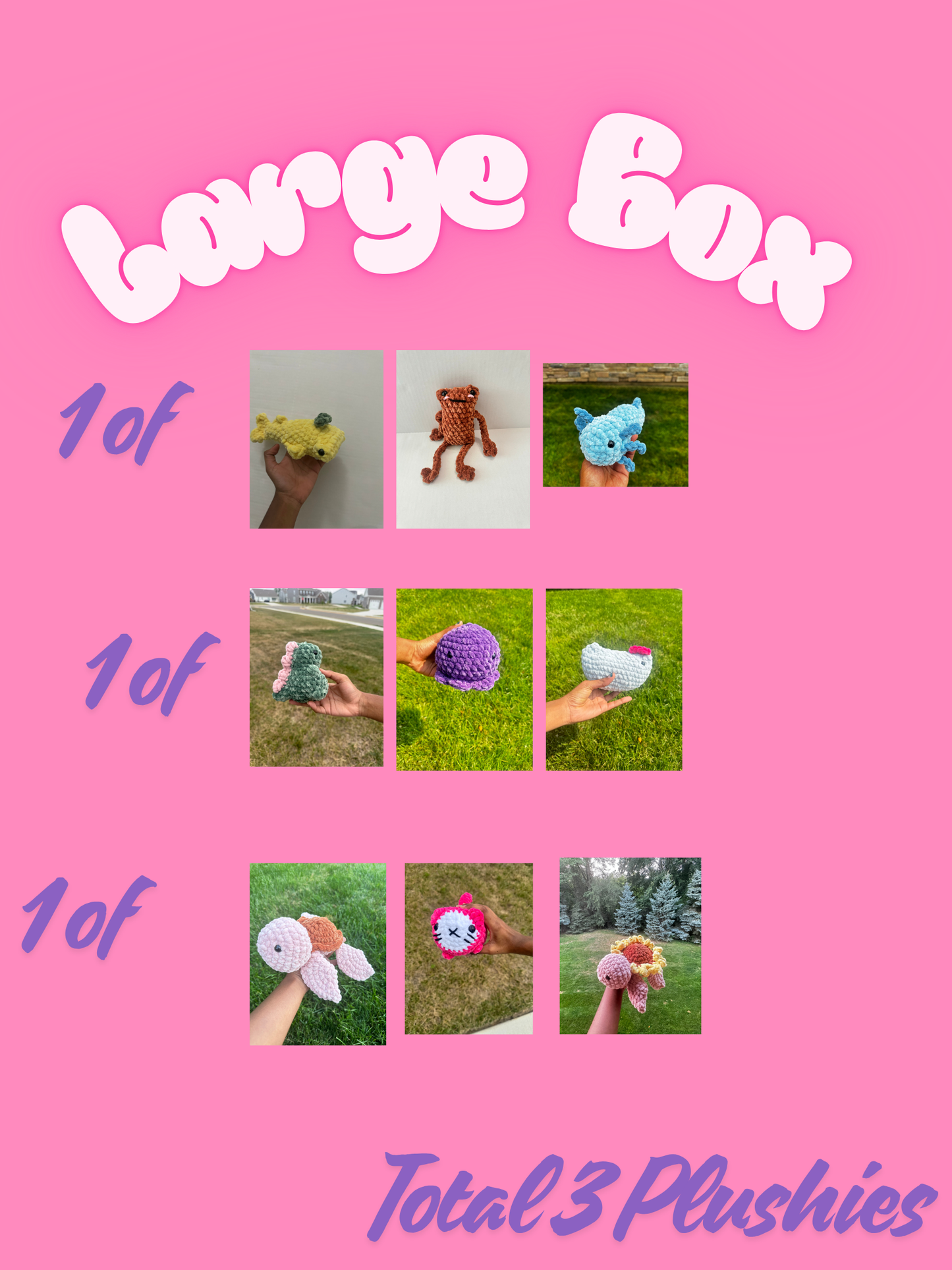 Crochet Plushie Surprise Boxes - Colossal Savings Pack