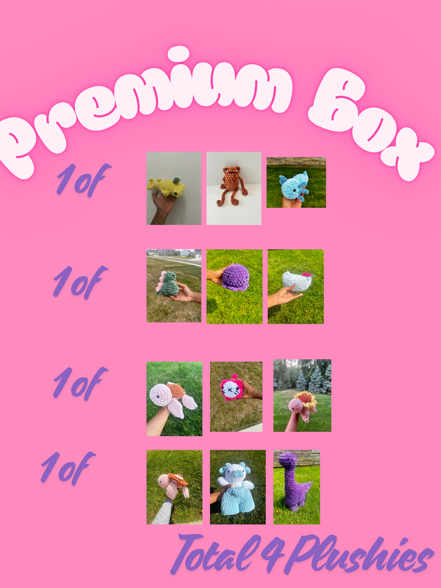 Crochet Plushie Surprise Boxes - Colossal Savings Pack